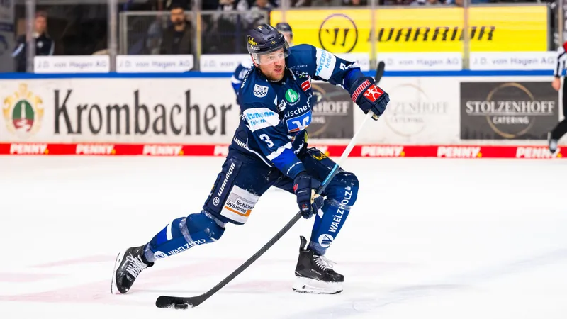 Kyle Wood im Trikot der Iserlohn Roosters in der Saison 2026-27.