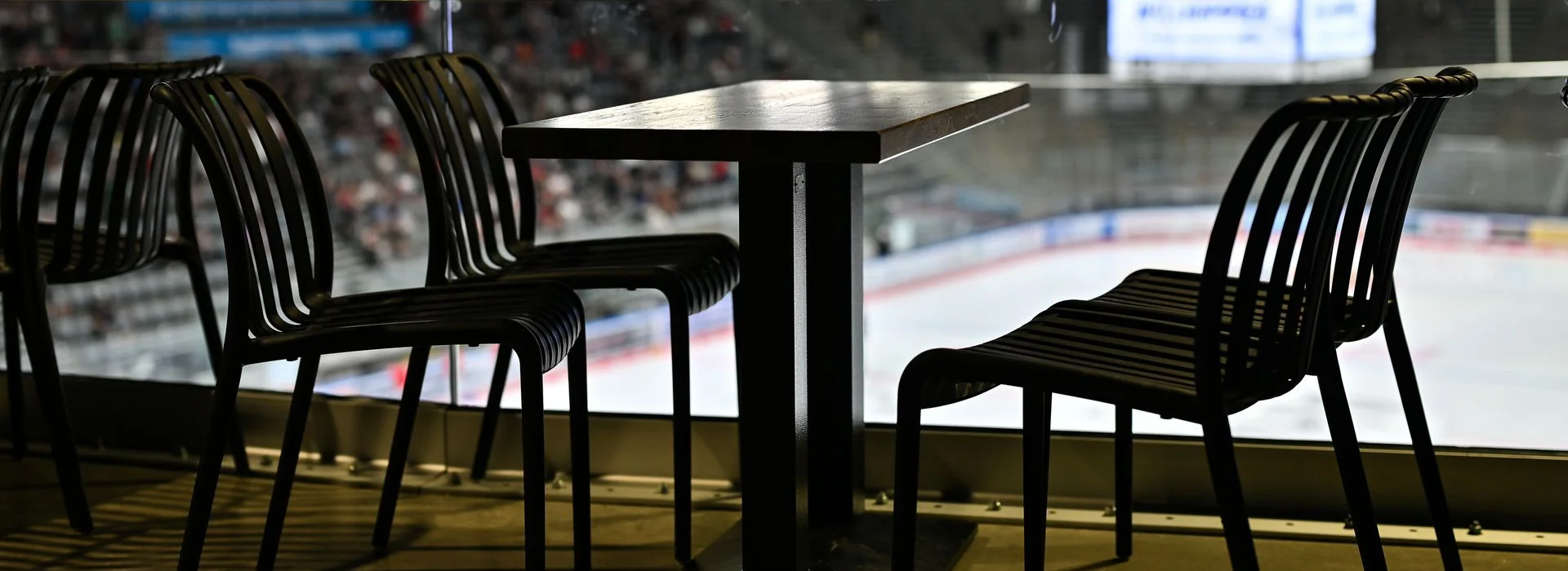 Die Terrasse im CFS. 