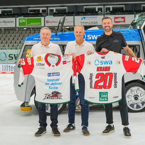 Die Stadtwerke Augsburg (swa) unterstützen die Augsburger Panther auch in den kommenden beiden Spielzeiten umfangreich als Premiumpartner.