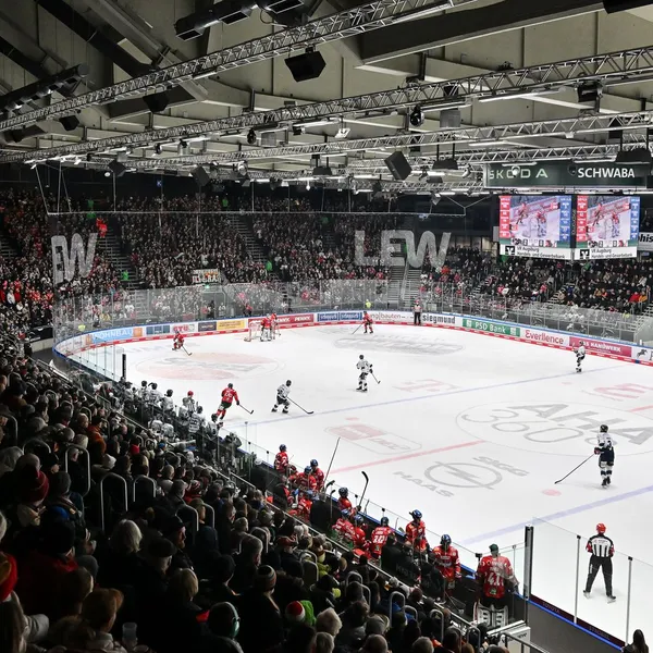 Ein Blick ins CFS bei einem Heimspiel der Augsburger Panther. 